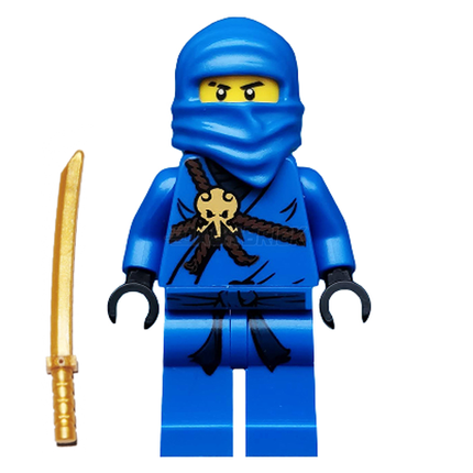 LEGO Minifigure - Jay, The Golden Weapons, First Edition (2011) [NINJAGO]