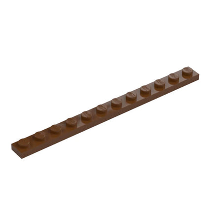 LEGO Plate 1 x 12, Reddish Brown [60479] 6055145