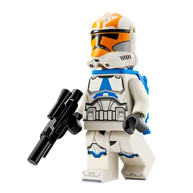 LEGO Minifigure - Clone Trooper, 501st Legion, 332nd Company (Phase 2) - Helmet with Holes and Togruta Markings [STAR WARS]