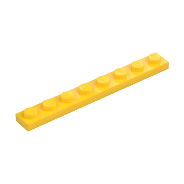 LEGO Plate 1 x 8, Yellow [3460] 346024