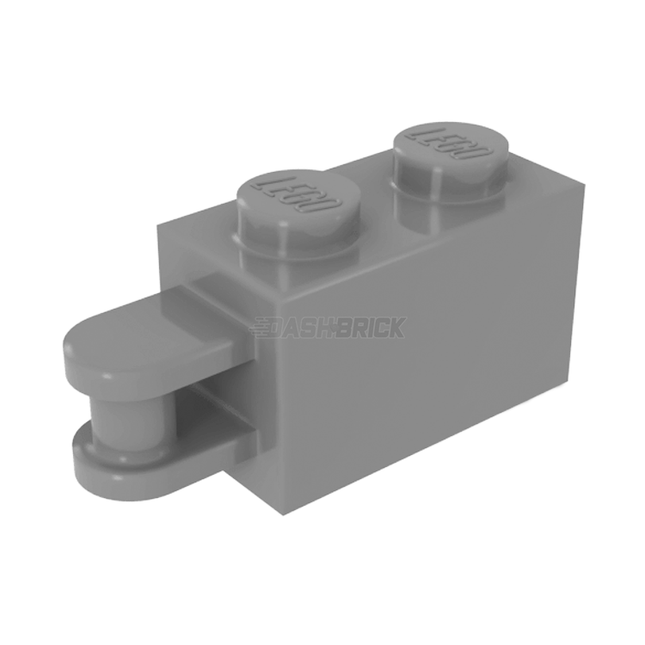 LEGO Brick, Modified 1 x 2 with Bar Handle on End - Bar Flush with Edge, Light Grey [34816] 6198932