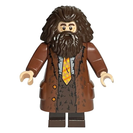 LEGO Minifigure - Rubeus Hagrid - Reddish Brown Topcoat with Buttons (2019) [HARRY POTTER]