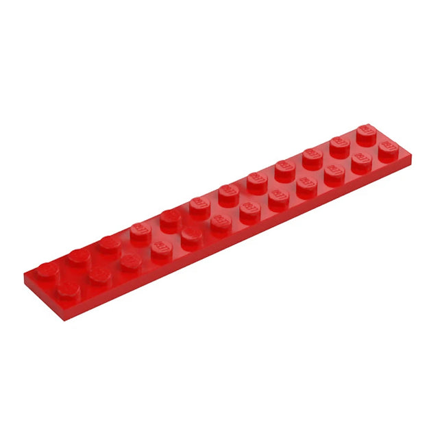 LEGO Plate 2 x 12, Red [2445] 4255035