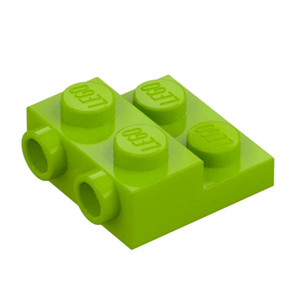 LEGO Plate, Modified 2 x 2 x 2/3 with 2 Studs on Side, Lime Green [99206] 6264064