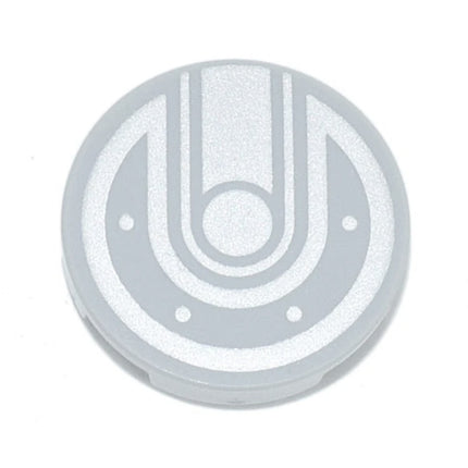 LEGO Minifigure Accessory - Tile, Silver Lines, Bolts/Dots, 2 x 2 [14769pb226] 6237231
