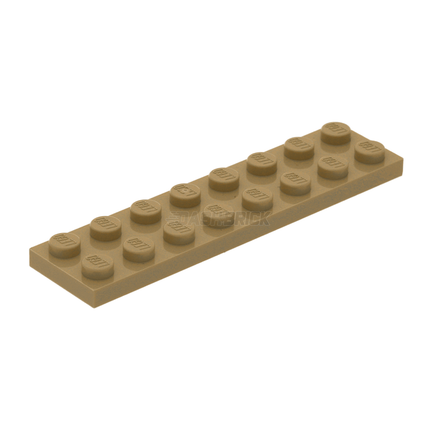 LEGO Plate 2 x 8, Dark Tan [3034] 4246957