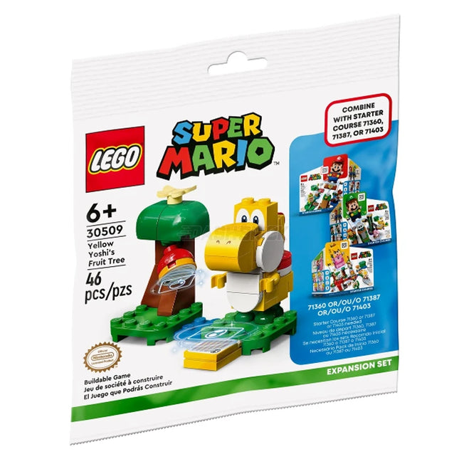 LEGO Super Mario - Yellow Yoshi's Fruit Tree - Expansion Set  Polybag (2022) [30509]