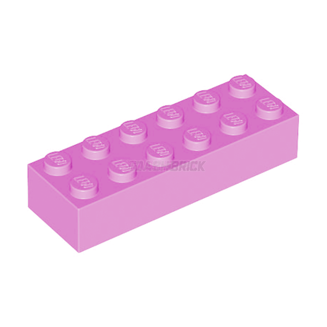 LEGO Brick 2 x 6, Bright Pink [2456] 6228963