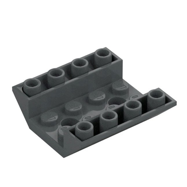 LEGO Slope, Inverted 45 4 x 4 Double with 2 Holes, Dark Grey [72454] 4658974