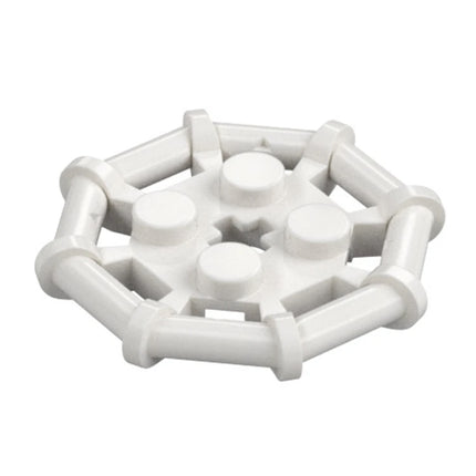 LEGO Plate, Modified 2 x 2 with Bar Frame Octagonal, White [75937] 6009016