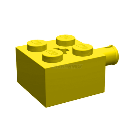 LEGO Brick, Modified 2 x 2 with Pin and Axle Hole, Yellow [6232] 6347698