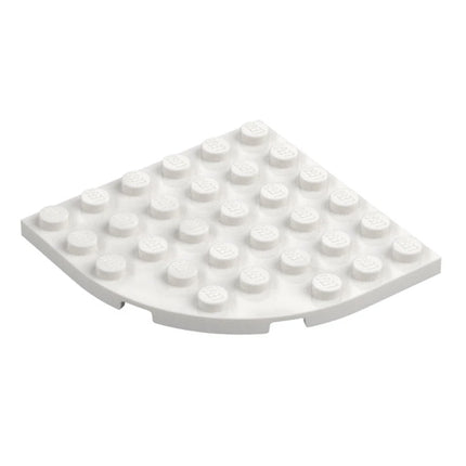 LEGO Plate, Round Corner 6 x 6, White [6003] 6057460
