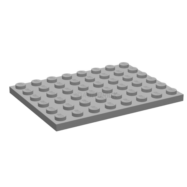 LEGO Plate 6 x 8, Light Grey [3036] 4211408
