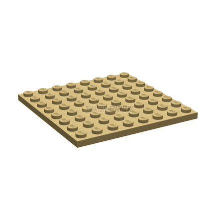LEGO Plate, 8 x 8, Tan [41539] 4178317