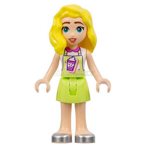 LEGO Minifigure - Friends Matilde - Bubble Tea Uniform, Silver Shoes [FRIENDS]