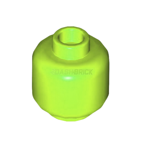 LEGO Minifigure Part - Head (Plain) - Hollow Stud, Lime Green [3626c]