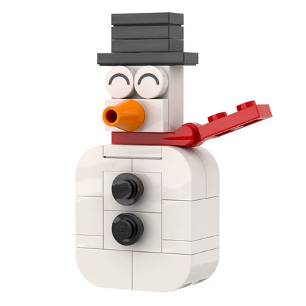 12 Days of Christmas - Snowman (5 of 12) Made with Genuine LEGO® [MiniMOC]