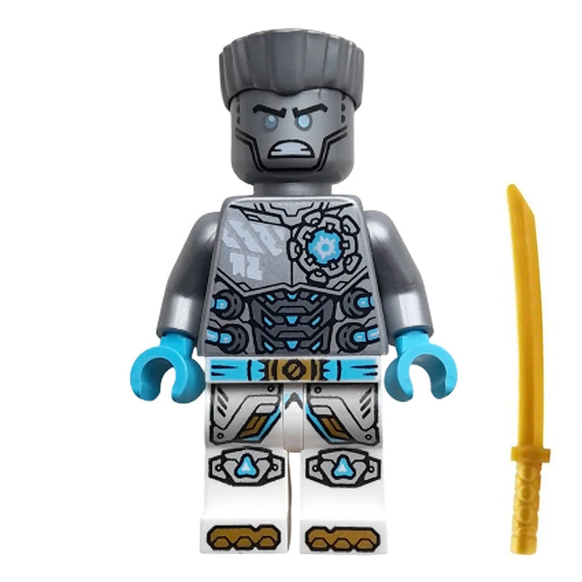 LEGO Minifigure - Zane, Dragons Rising, Flat Silver Torso, Angry (2025) [NINJAGO]