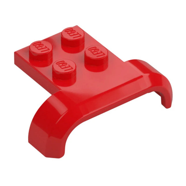 LEGO Vehicle, Mudguard 4 x 3 x 1 with Arch Curved, Red [28326] 6170382