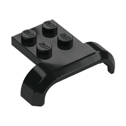 LEGO Vehicle, Mudguard 4 x 3 x 1 with Arch Curved, Black [28326] 6170597