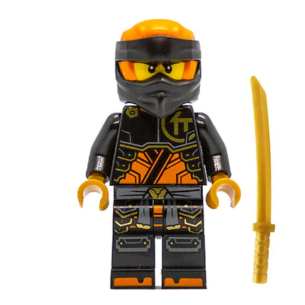 LEGO Minifigure - Cole - Dragons Rising, Tunic with Large Armor Plates, Head Wrap (2024) [NINJAGO]