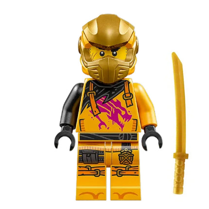 LEGO Minifigure - Arin - Shirt with Magenta Dragon, Head Wrap (2025) [NINJAGO]