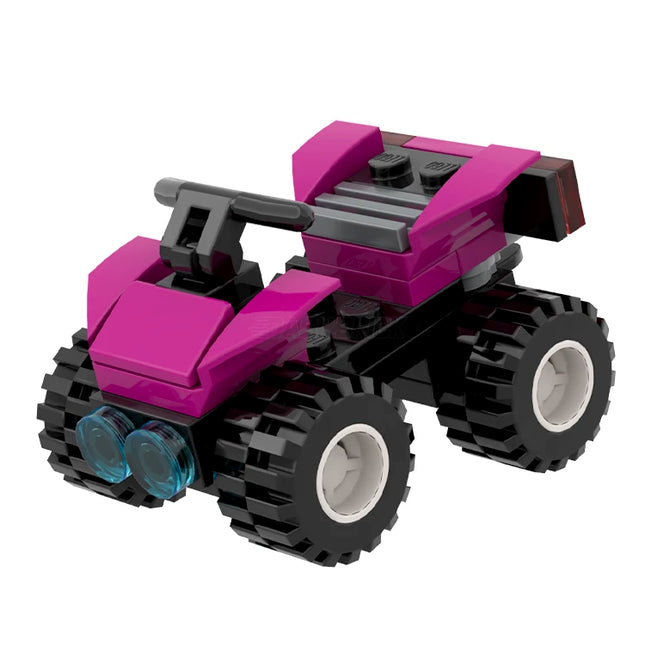 LEGO "Adventure ATV" - 4-Wheeler/Quad, Magenta [MiniMOC]