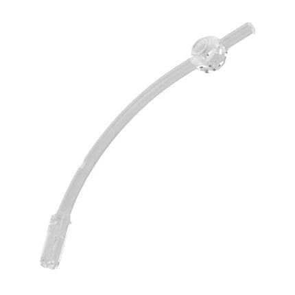 LEGO Bar Curved with Axle 1L and 1 x 1 Round Plate End, Trans-Clear [4042] 6510119