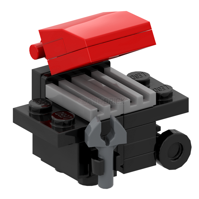 LEGO "2 Burner BBQ" - Barbecue Grill, Cooker [MiniMOC]