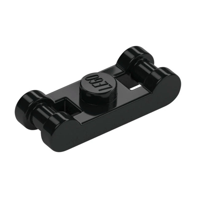 LEGO Plate, Modified 1 x 1 with Bar Handles on Ends, Black [78257] 6398391
