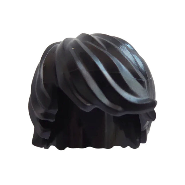 LEGO Minifigure Part - Hair Tousled with Side Part, Black [87991] 18226 6079894