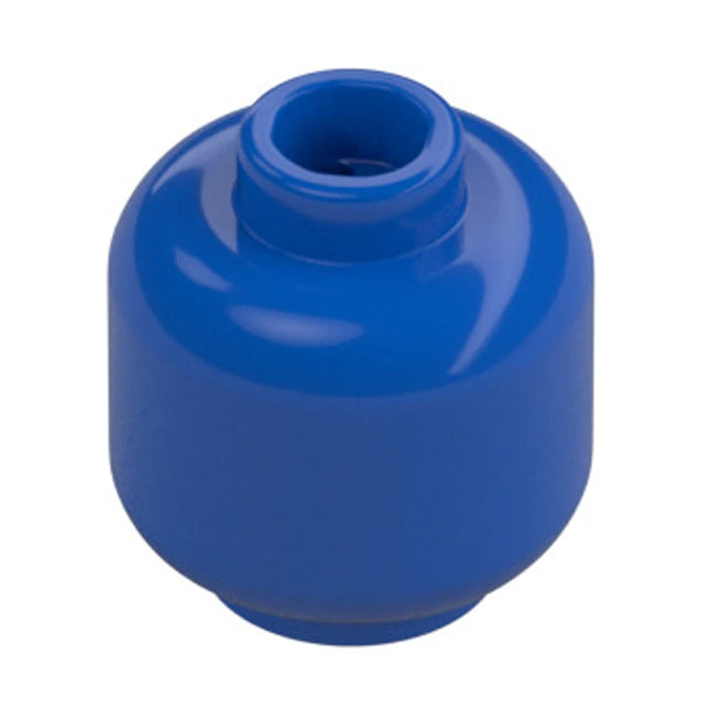 LEGO Minifigure Part - Head (Plain) - Hollow Stud, Blue [3626c] 6366741