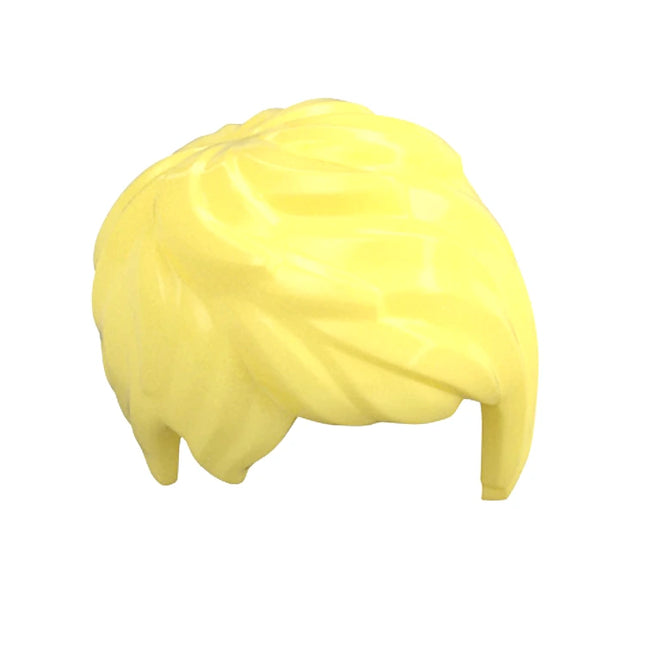 LEGO Minifigure Part - Hair Female Short Tousled with Side Part, Bright Light Yellow [37823] 6227248