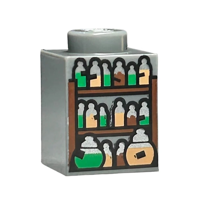 LEGO Brick 1 x 1, Shelves and Potion Bottles [3005pb062] 6454438