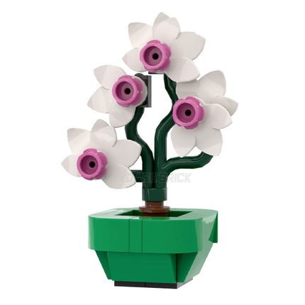 LEGO "Brickanicals #4" Orchids in Green Pot [MiniMOC]