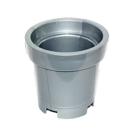 LEGO Container, Bucket 2 x 2 x 2 without Handle Holes, Flat Silver [18742] 6096407