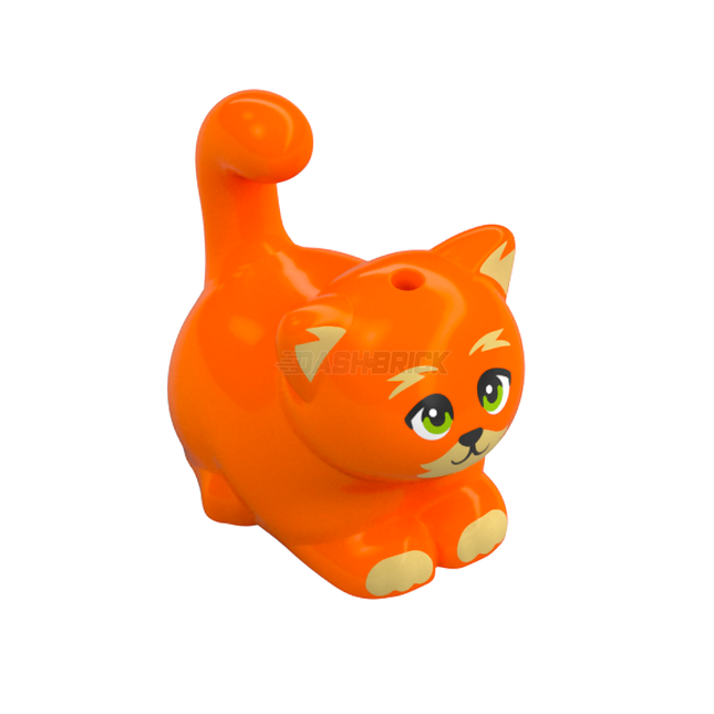 LEGO Minifigure Animal - Cat, "Poundbake", Sitting, Orange [2652pb05] 6466183