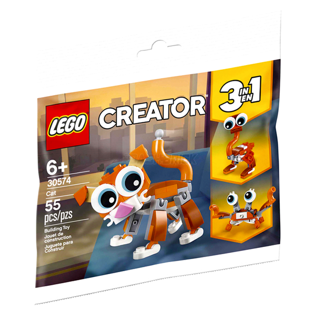 LEGO Creator 3 in 1 - Cat/Ostrich/Crab Polybag [30574] Retired Set