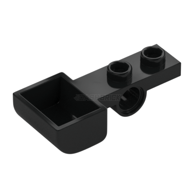 LEGO Plate 1 x 2 with Hole and Bucket, Catapult Launcher/Shovel, Black [88289] 6225386