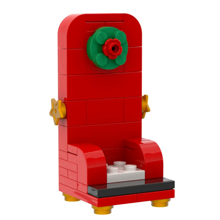 LEGO "Santa Chair" - Christmas Seat for Santa Photos [MiniMOC]