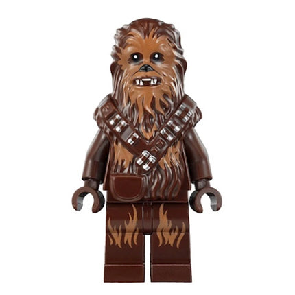 LEGO Minifigure - Chewbacca - Dark Brown, Medium Nougat Fur, Crossed Bandoliers (2018) [STAR WARS]