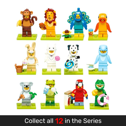 LEGO Collectable Minifigures - Monkey Costume Fan (4 of 12) [Series 28] Animal Series