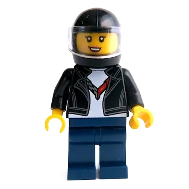 LEGO Minifigure - Female, 1968 Chevrolet Corvette Driver (2021) [CITY] sc089