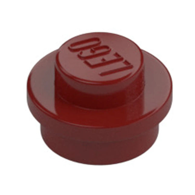 LEGO Round Plate, 1 x 1, Dark Red [4073] 6314247