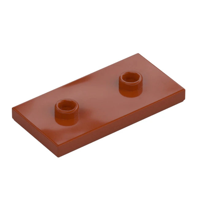 LEGO Plate, Modified 2 x 4 with 2 Studs (Double Jumper), Dark Orange [65509] 6288614