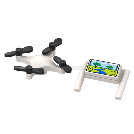 LEGO "Quadcopter Drone" - Toy Remote Control Flight Drone [MiniMOC]
