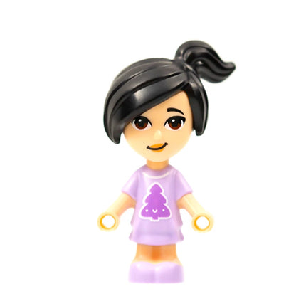 LEGO Minifigure - Friends Emma, Christmas Tree Dress - Micro Doll (2021) [FRIENDS]
