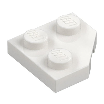 LEGO Wedge, Plate 2 x 2 Cut Corner, White [26601] 6176240