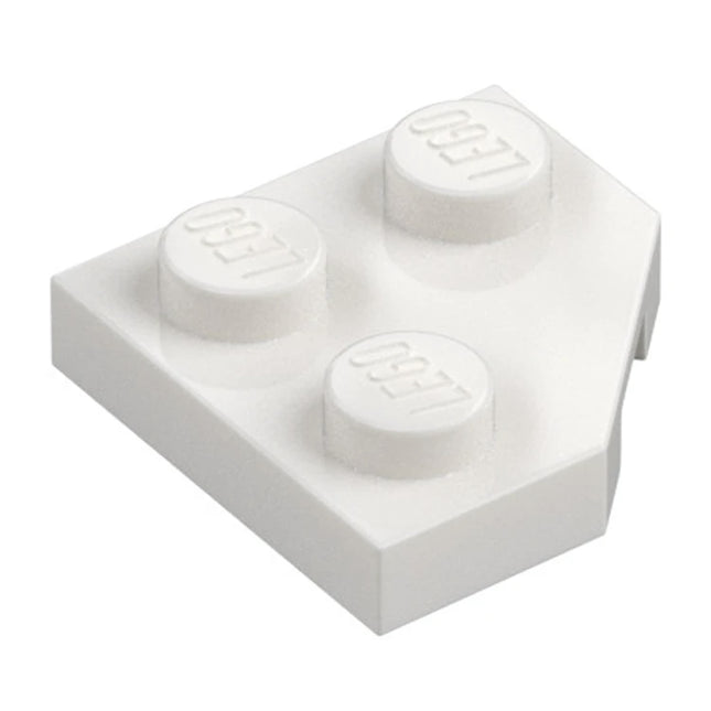 LEGO Wedge, Plate 2 x 2 Cut Corner, White [26601] 6176240