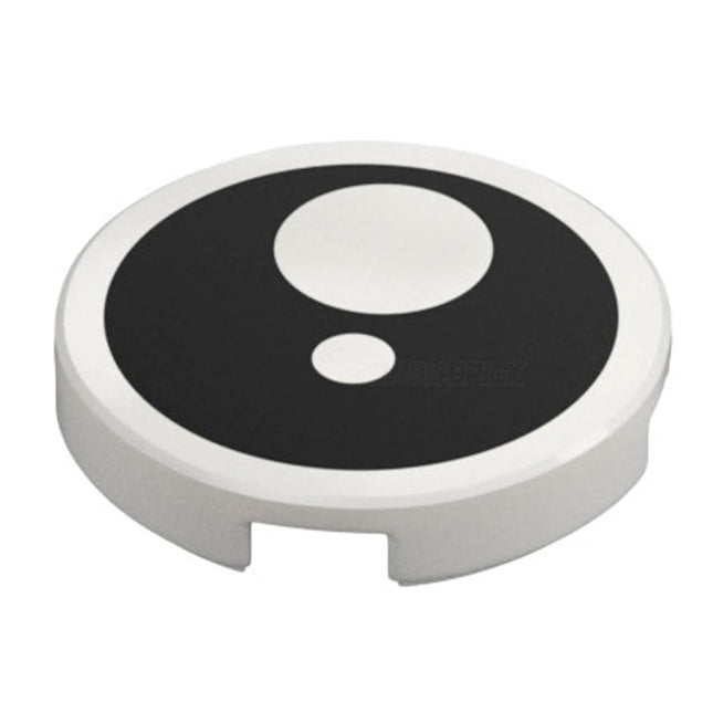 LEGO Tile, Round 2 x 2, Black Eye with Pupil and Circle [14769pb0736] 6522844
